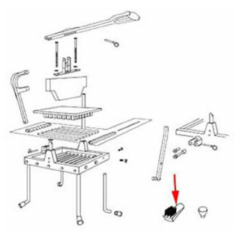 Lincoln 4425 Brush Lettuce Cutter