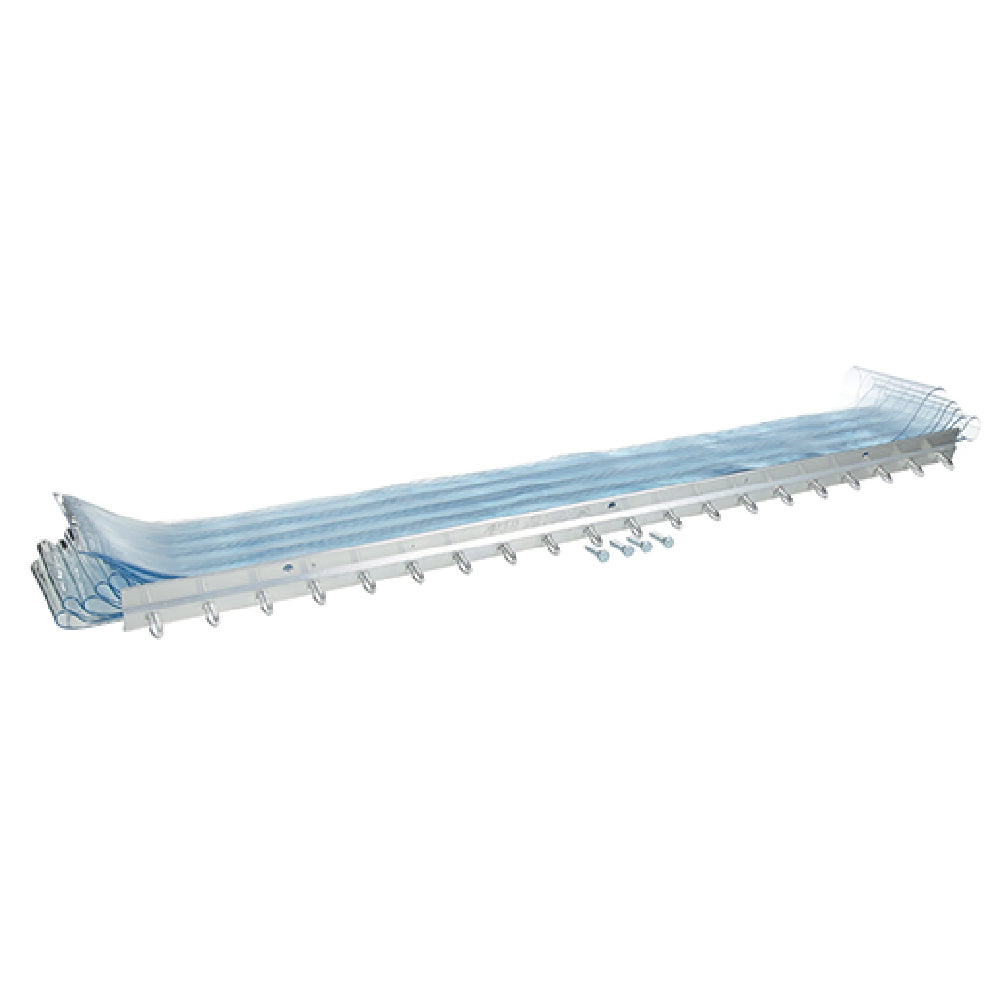 AllPoints 322174 Strip Curtain Clear Flex 40"x 84" 6"