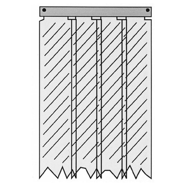 Kason 401SA6043184 Kason 401sa6043184 Strip Curtain 31 X 84