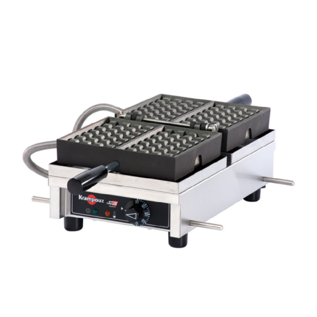 Eurodib WECDHAAS Krampouz Waffle Maker Single 4x7 Liege