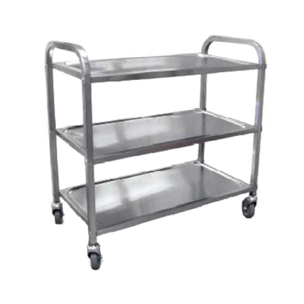 Omcan 24419 (24419) Bussing Cart 3 Shelf 33-1/2" X 17-1/2" X 34-1/12"
