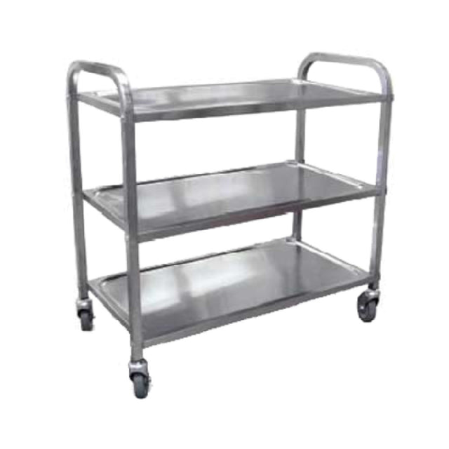 Omcan 24419 (24419) Bussing Cart 3 Shelf 33-1/2" X 17-1/2" X 34-1/12"