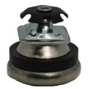 AllPoints 32545 Square Cushioned Swivel Glide