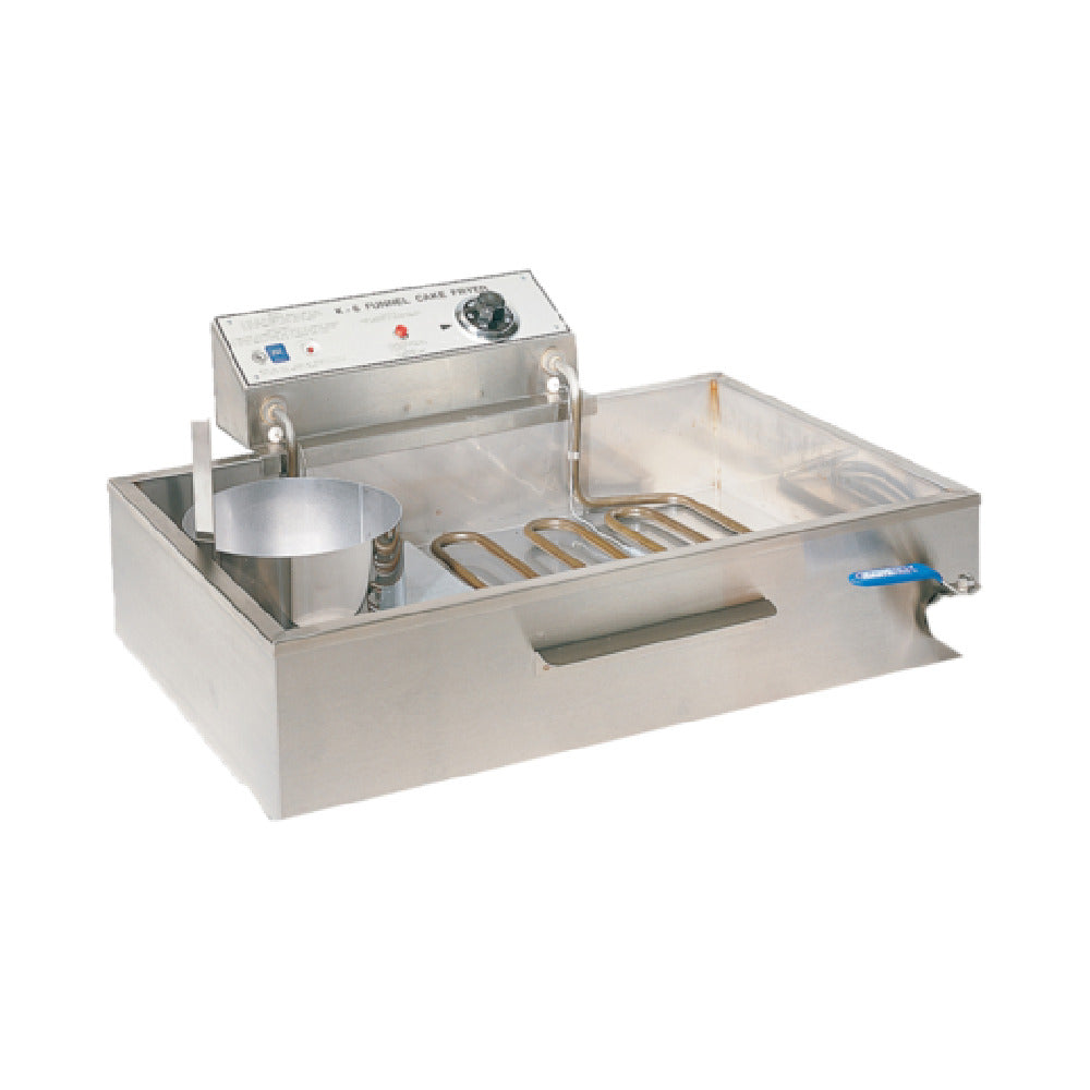 Gold Medal 8075 - K-6 Shallow Fryer, Electric, 35 Lb. Oil Capacity