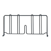 Quantum DIV18BK Wire Shelf Divider 18"D X 8"H Black Epoxy Antimicrobial Finish