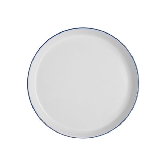 Arc Cardinal FP468 Santa Anita Reflections Blue Band Gourmet Plate (D:9.5'') Stoneware