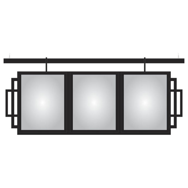 Hubert 44191 - Menu Board, 3-pocket, Hanging