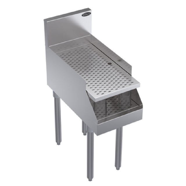 Krowne KR24-RG12 Royal Series Underbar Recesssed Drainboard Free Standing 12"W X 24"D