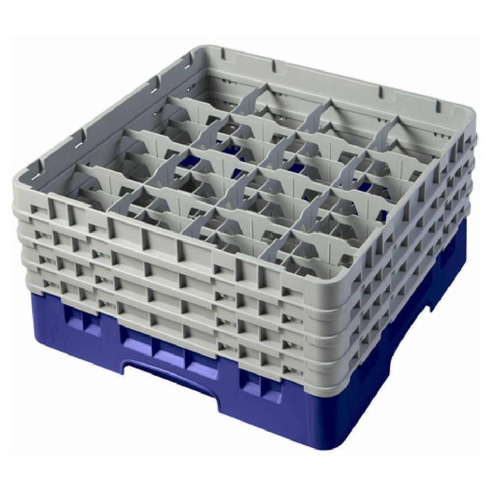 Cambro 16S800186 Camrack® Glass Rack With (4) Soft Gray Extenders Full Size