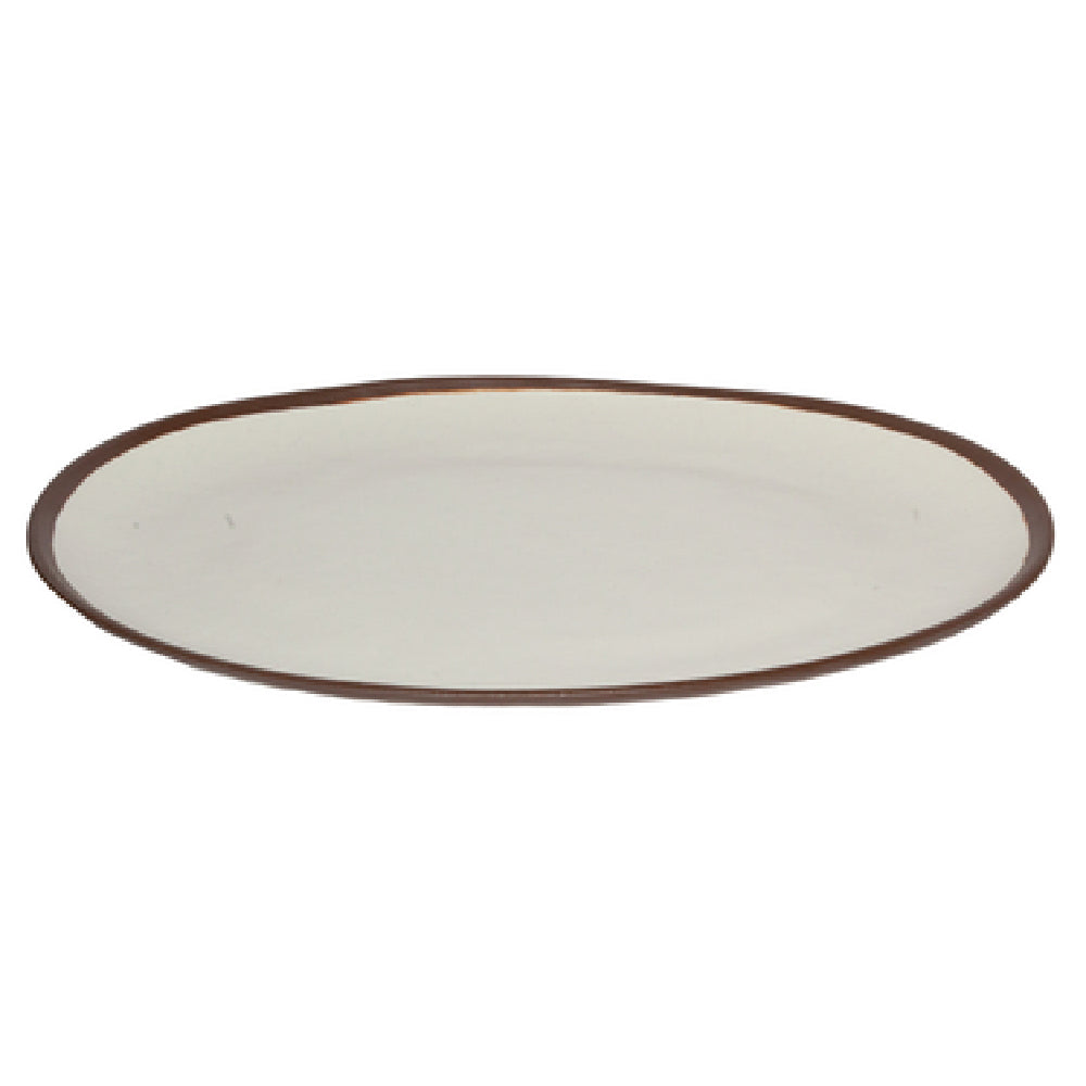 GET Enterprises P-183-CRM Pottery Market™ Platter 18"L X 13"W Oval