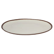GET Enterprises P-183-CRM Pottery Market™ Platter 18"L X 13"W Oval