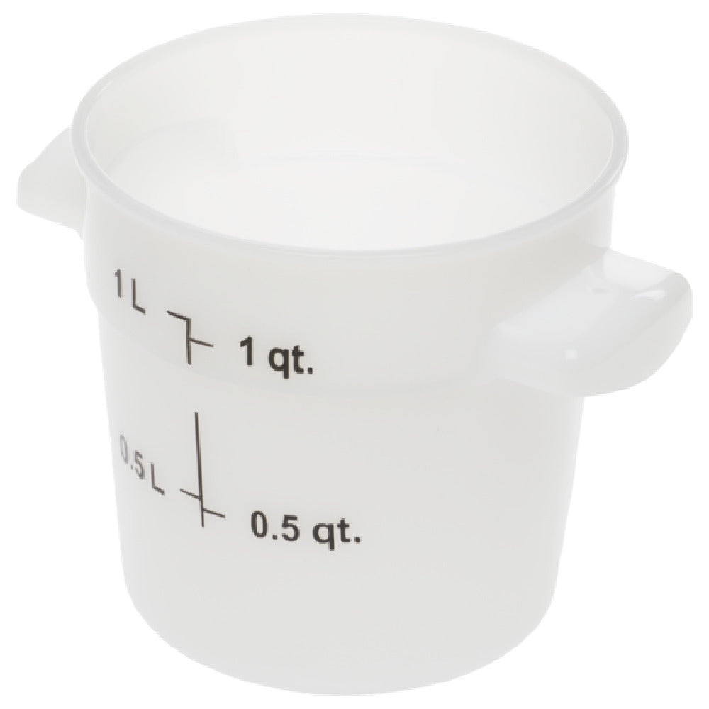CFS Brands 1097102 - Carlisle - StorPlus™ Food Storage Container, 1 Qt., Round