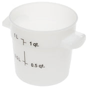 CFS Brands 1097102 - Carlisle - StorPlus™ Food Storage Container, 1 Qt., Round