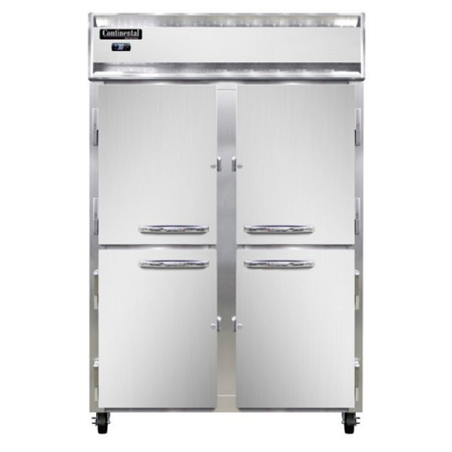 Continental Refrigerator 2RNPTHD-SD-GD Refrigerator 50 Cu. Ft. Capacity Pass-thru