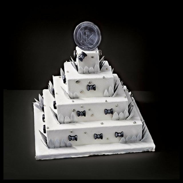 Matfer 681902 Wedding Cake Kit French Style Includes: (5) ABS Reusable/superimposed Dessert Support
