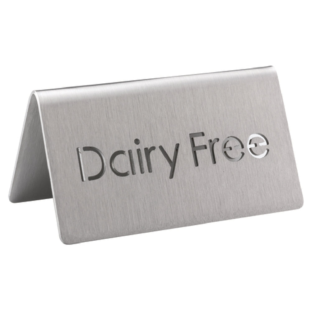 Service Ideas 1C-BF-DAIRYFREE-MOD Beverage ID Tent "Dairy Free" 1-1/2"H X 3"W