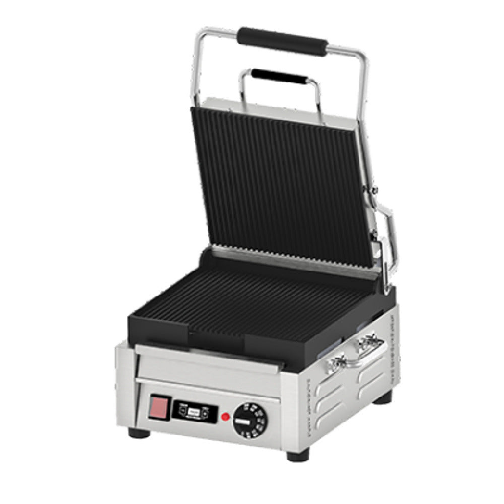 Omcan 42910 (PG-CN-0515-FT) Panini Grill Single 10" X 11" Cooking Surface