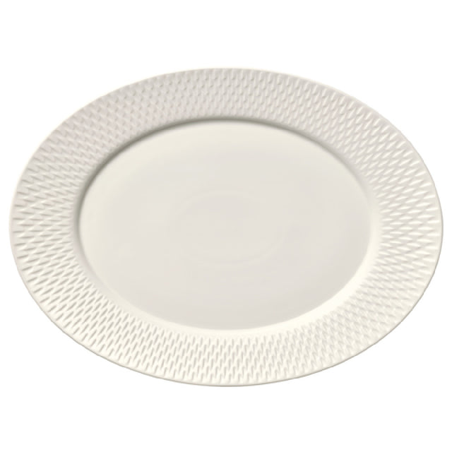 BauscherHepp 692088 Platter 14.9" X 11.1" Oval With Rim Relief
