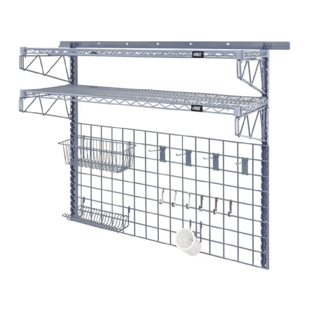 Quantum SGK-562448-1GY Store Grid Medium-Duty Kit Includes: (1) 56" Wall Track