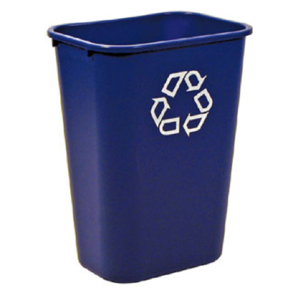 Rubbermaid FG295773BLUE Deskside Recycling Container 41-1/4 Quart 15-1/4"W X 11"D X 19-7/8"H