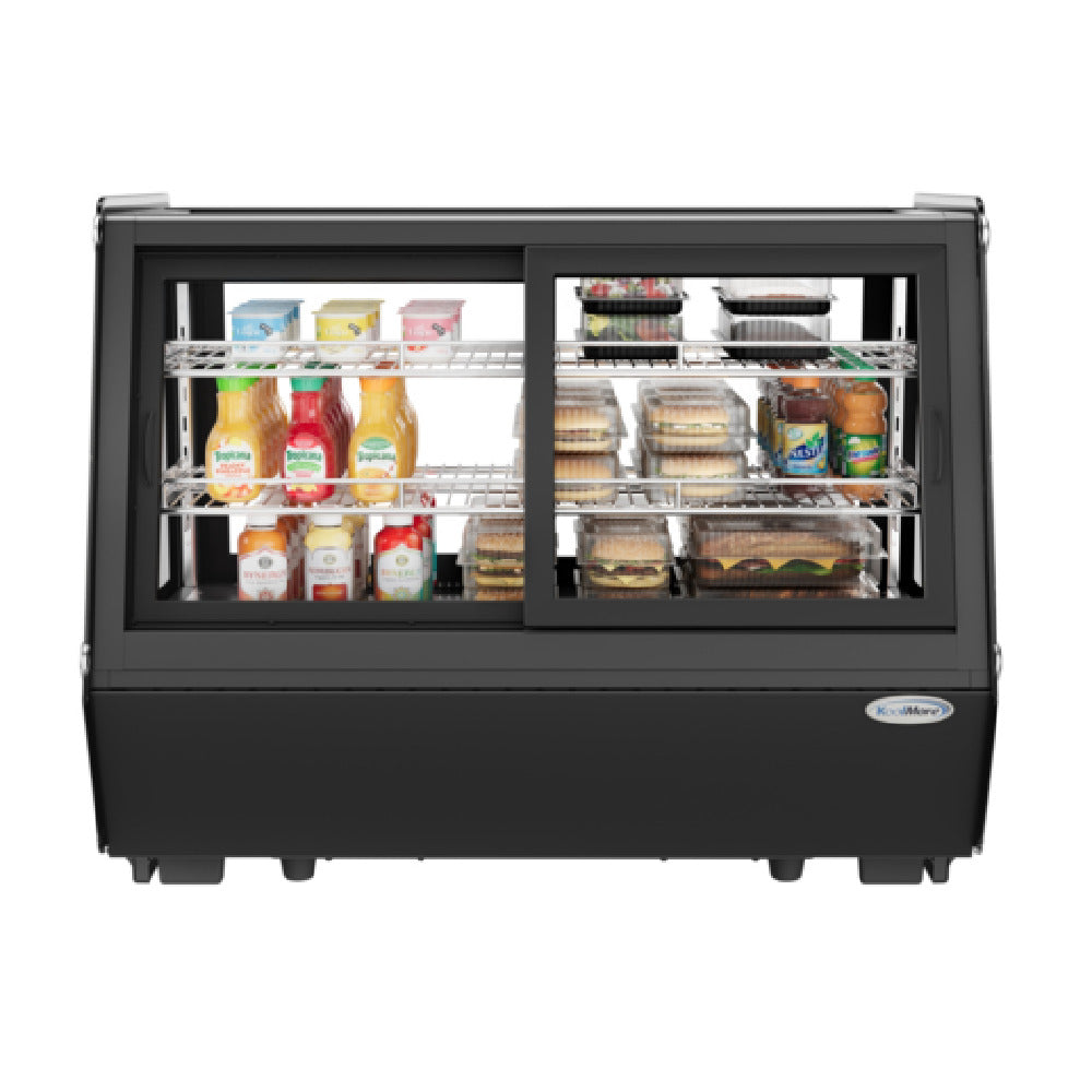 Koolmore CDC-165-BK Refrigerated Display Case Countertop 35"W