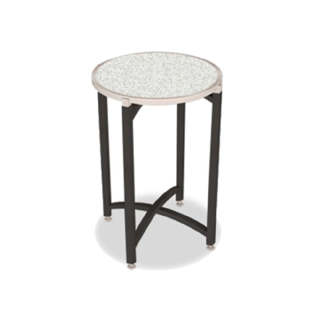 Forbes Industries 7026T-24 EcoFlex Elite Trend Series Table 24" Diameter X 24"H Table Side Mount
