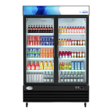 Koolmore MDR-2GD-45C - Merchandiser Refrigerator, Two-sections, 53"W