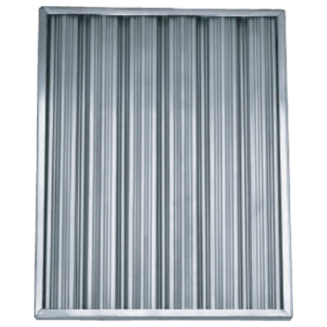 Krowne G2025 Baffle Grease Filter 19-1/2"H X 24-1/2"W Actual Dimensions (20" X 25" Nominal)