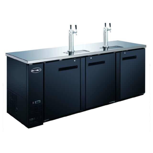 SABA SDD-27-90 Draft Beer Dispenser Three-section 90-3/8" W