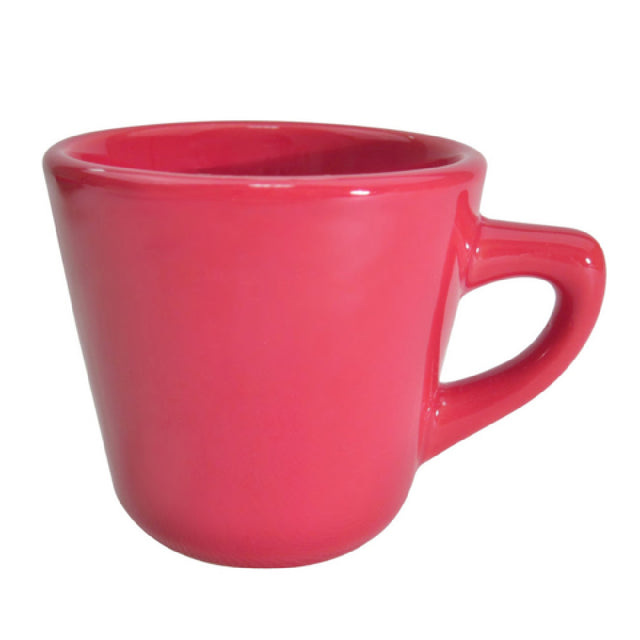 CAC China LV-1-R Las Vegas Coffee Cup 7-1/2 Oz. 3-1/4" Dia. X 3"H
