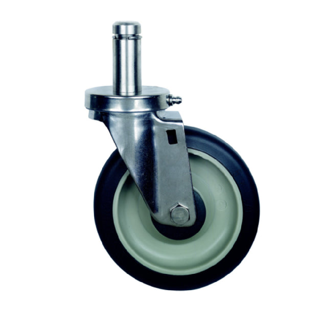 Quantum WR-00HS Casters Set Of (4) 5" Swivel (2 With Brakes) Polyurethane & Stainless Steel