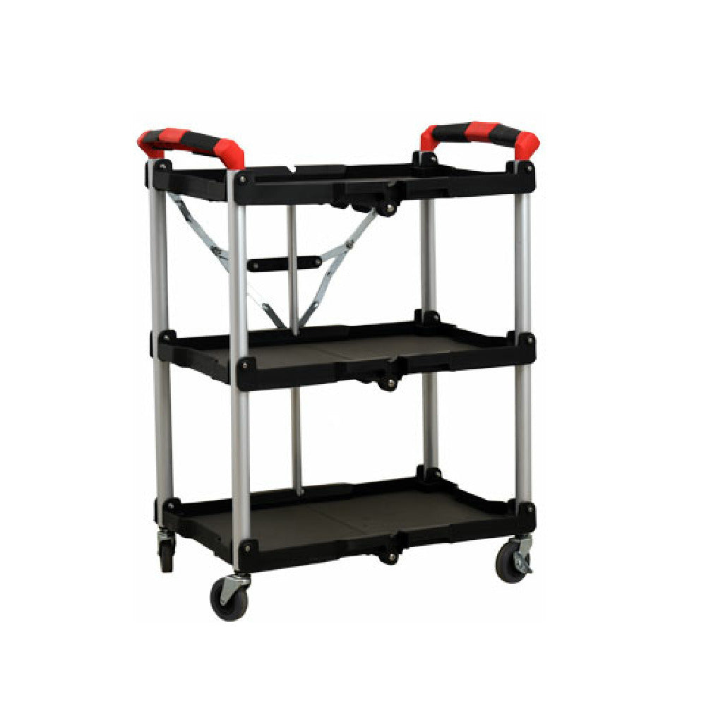 Omcan 47108 (47108) Small Folding Dining Cart 17” X 23.6” X 41.3” 220.5 Lbs / 100 Kg Max Capacity