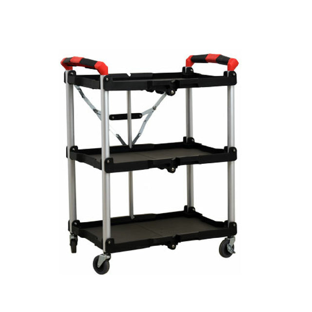 Omcan 47108 (47108) Small Folding Dining Cart 17” X 23.6” X 41.3” 220.5 Lbs / 100 Kg Max Capacity