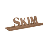 Service Ideas 1C-ST-SKIM-SIGN-RG Table Sign "Skim" 1"H X 3-1/2"W