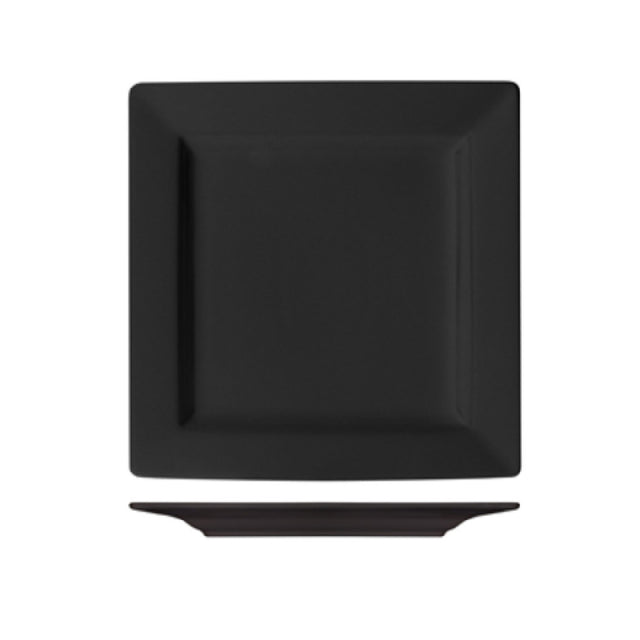 International Tableware EL-40-BL Plate 12"W X 12"D X 1-1/4"H Square