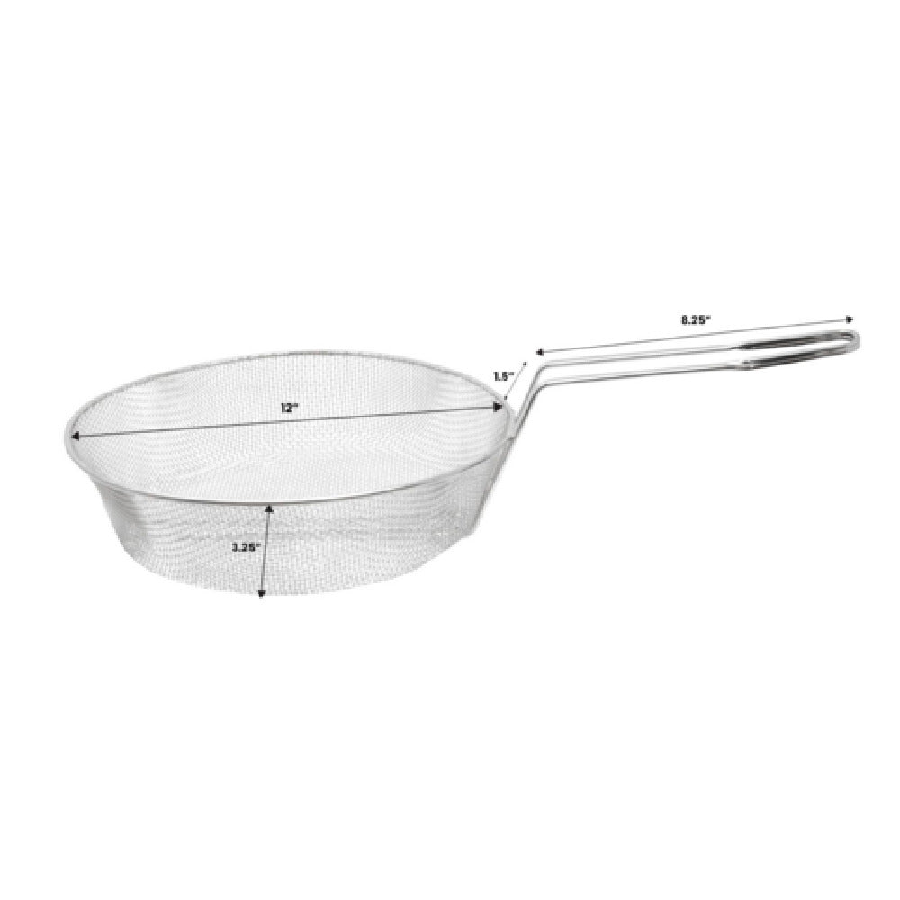 Omcan USA 80379 - (80379) Culinary Basket, 12" Diameter X 3" Deep, Round