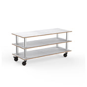 Steelite MGCMLX01CSXH - Modular Classic Large Unit White Carrera Stainless Steel