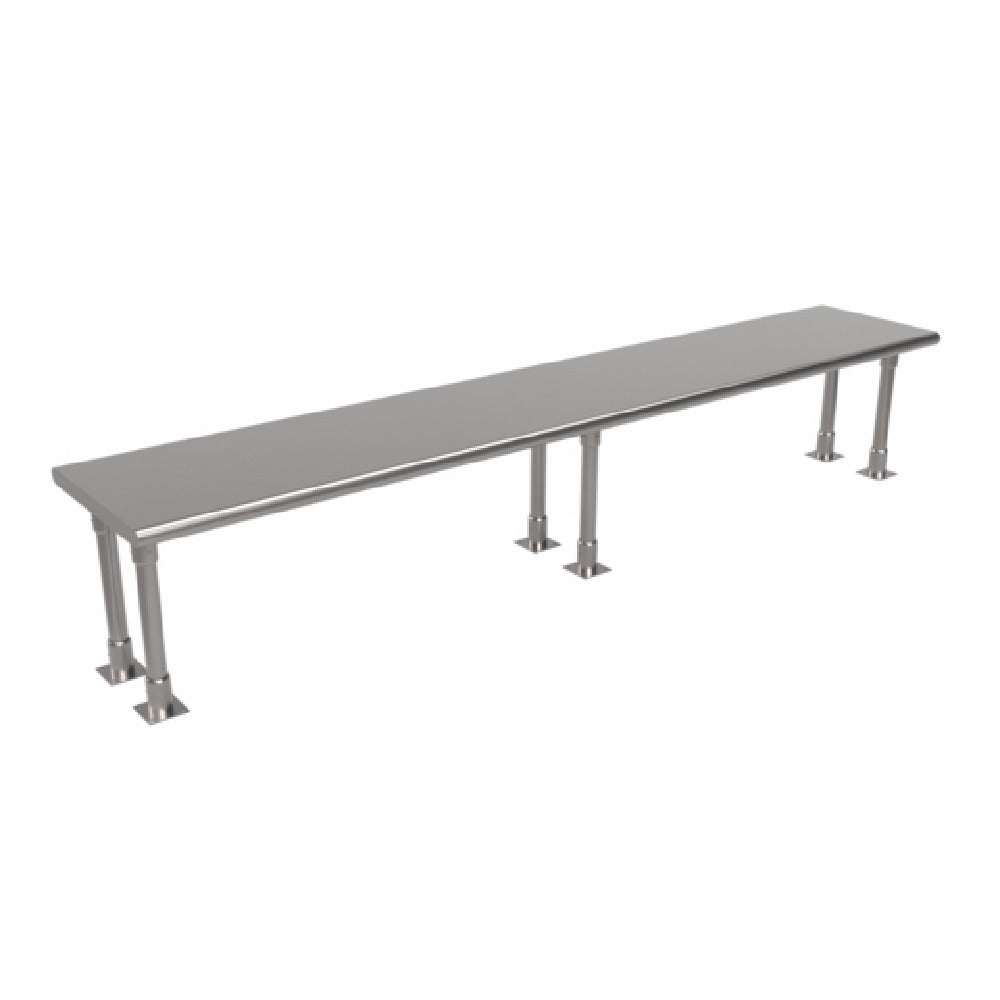 BK Resources BK-OSS-1896BN Single Overshelf Table Mount 96"W X 18"D
