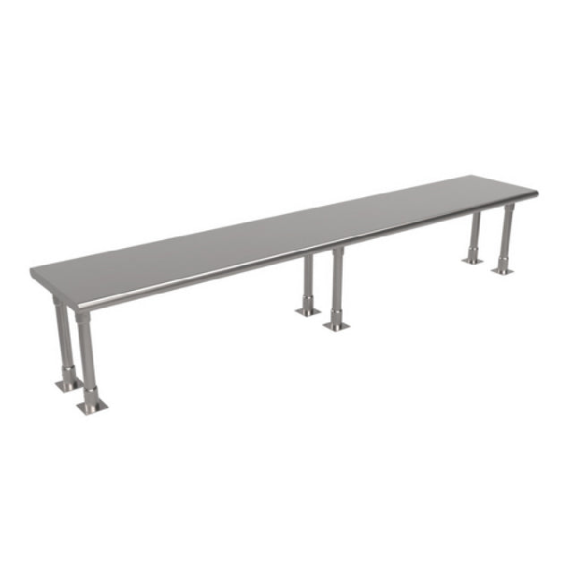 BK Resources BK-OSS-1896BN Single Overshelf Table Mount 96"W X 18"D
