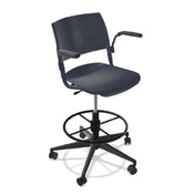 Forbes Industries FGF004###### NIMA™ Swivel Base Stool Non-upholstered With Arms