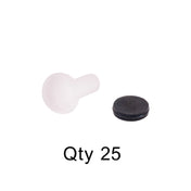 T&S Brass 003164-45M25 Rubber Plungers For Eterna Cartridges W/ Spring Checks (25 Per Bag)