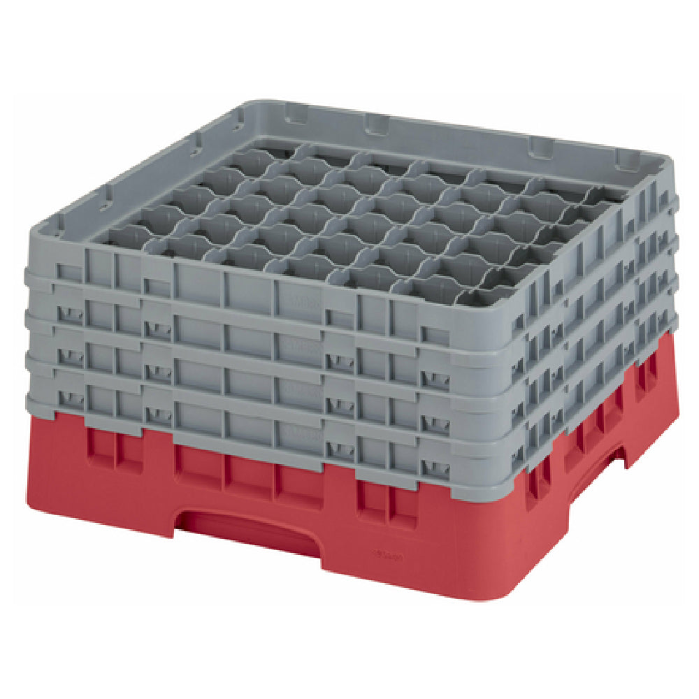 Cambro 49S800163 Camrack® Glass Rack With (4) Soft Gray Extenders Full Size
