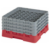 Cambro 49S800163 Camrack® Glass Rack With (4) Soft Gray Extenders Full Size