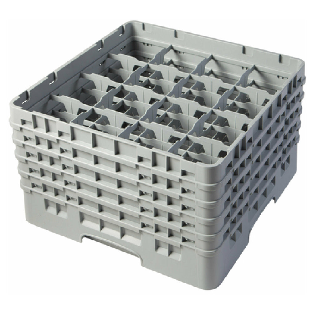 Cambro 16S958151 Camrack® Glass Rack With (5) Soft Gray Extenders Full Size