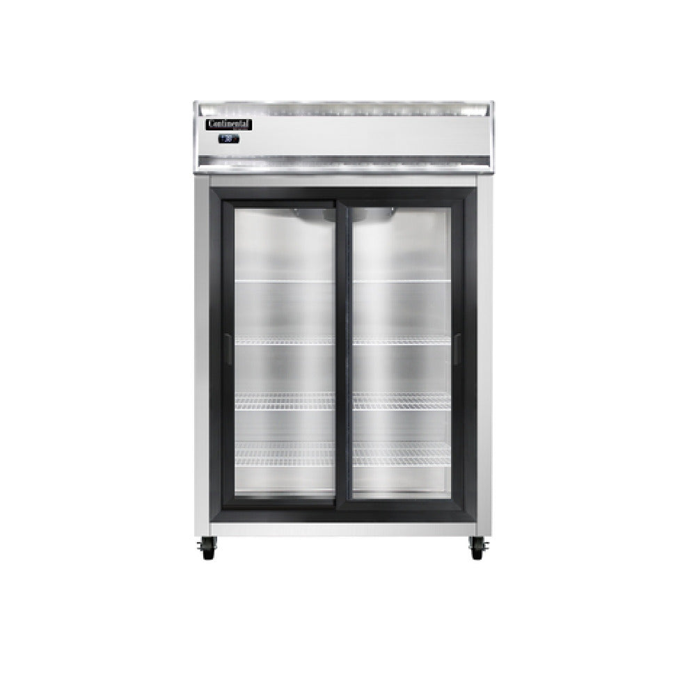 Continental Refrigerator 2RSNSASGD Refrigerator Reach-in Display Two-section