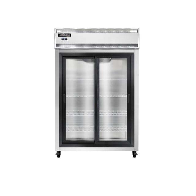 Continental Refrigerator 2RSNSASGD Refrigerator Reach-in Display Two-section