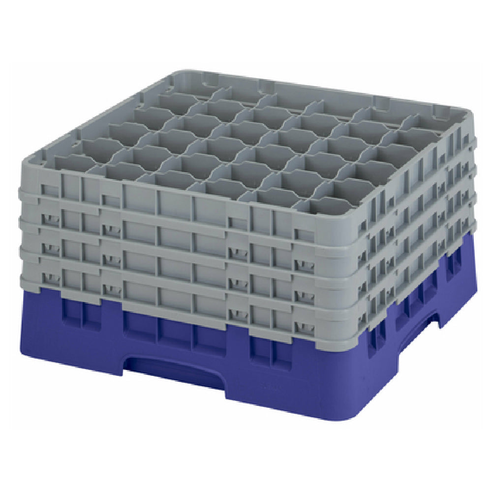 Cambro 36S900186 Camrack® Glass Rack With (4) Soft Gray Extenders Full Size