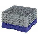 Cambro 36S900186 Camrack® Glass Rack With (4) Soft Gray Extenders Full Size