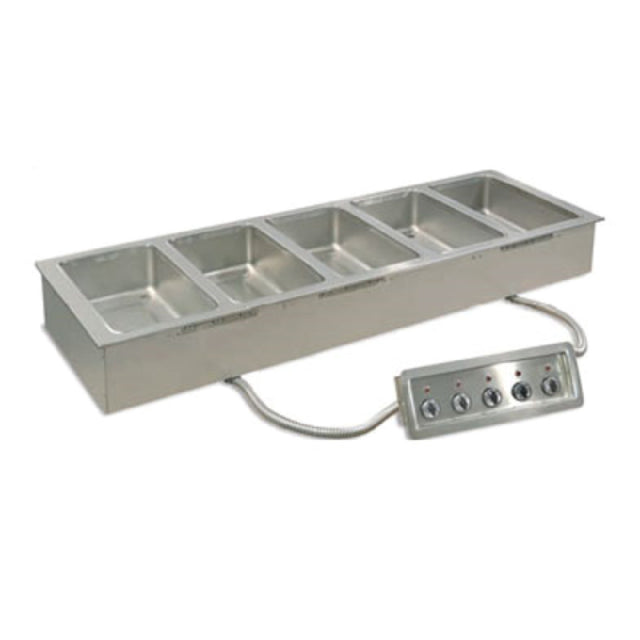 Piper Products 5HFW-1DM - Drop-In Hot Food Multi-Well, Electric, Individual Pan Design