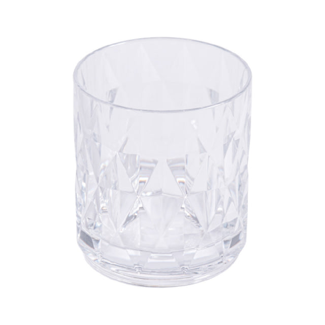 GET Enterprises DM-10R-CL Fitzgerald Rocks 10 Oz. (10.55 Oz. Rim-Full) 3.17" Dia. X 3.58"H